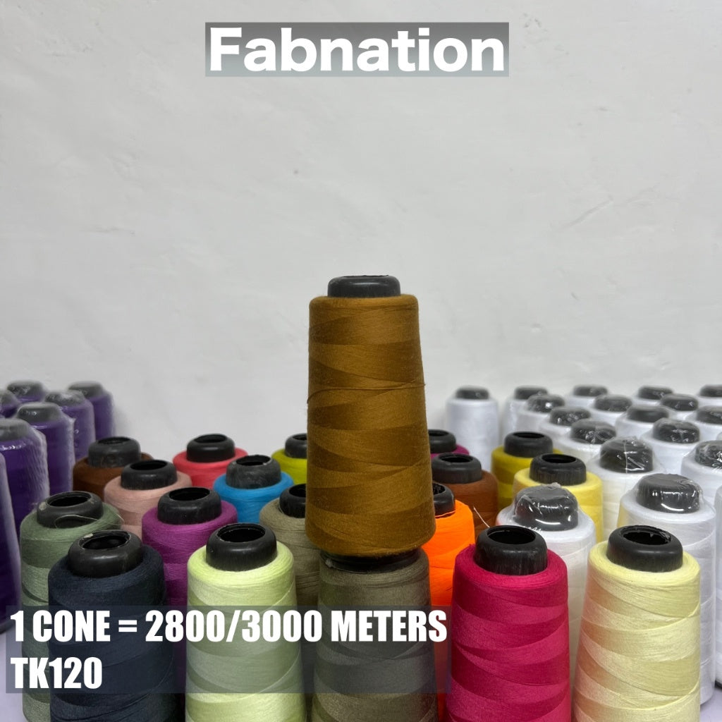 Sinulid / Sewing TK120 Thread 3000 meters per cone Batch 2