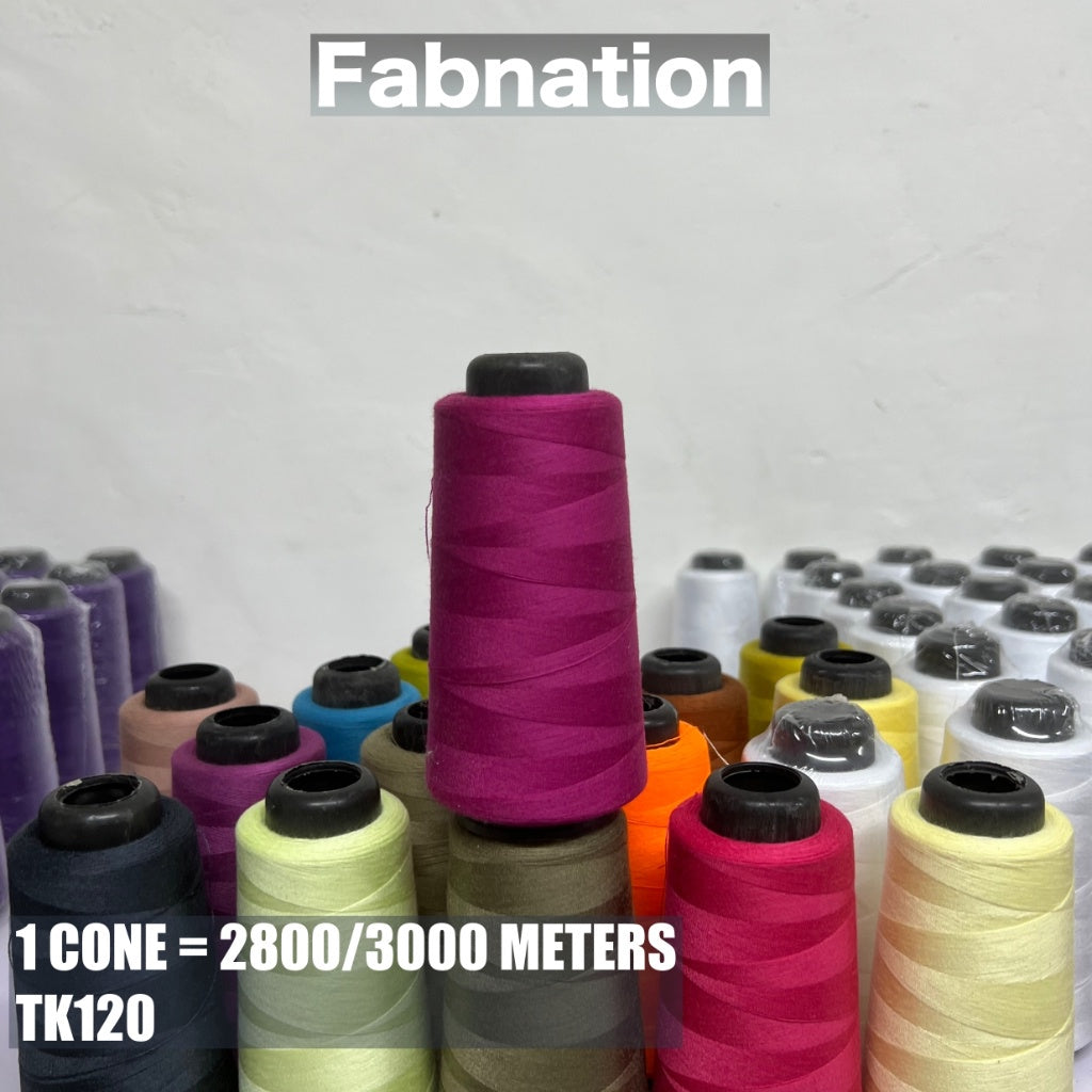 Sinulid / Sewing TK120 Thread 3000 meters per cone Batch 2