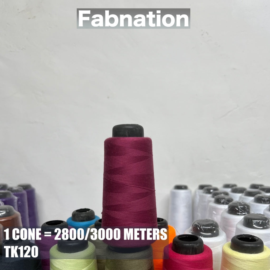 Sinulid / Sewing TK120 Thread 3000 meters per cone Batch 2