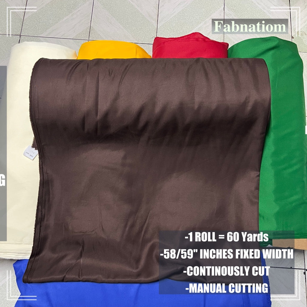 PEACH TWILL PER ROLL = 60 YARDS FABRIC CLOTH RAW TELA  58/60 INCH FIXED WIDTH/ FABNATION