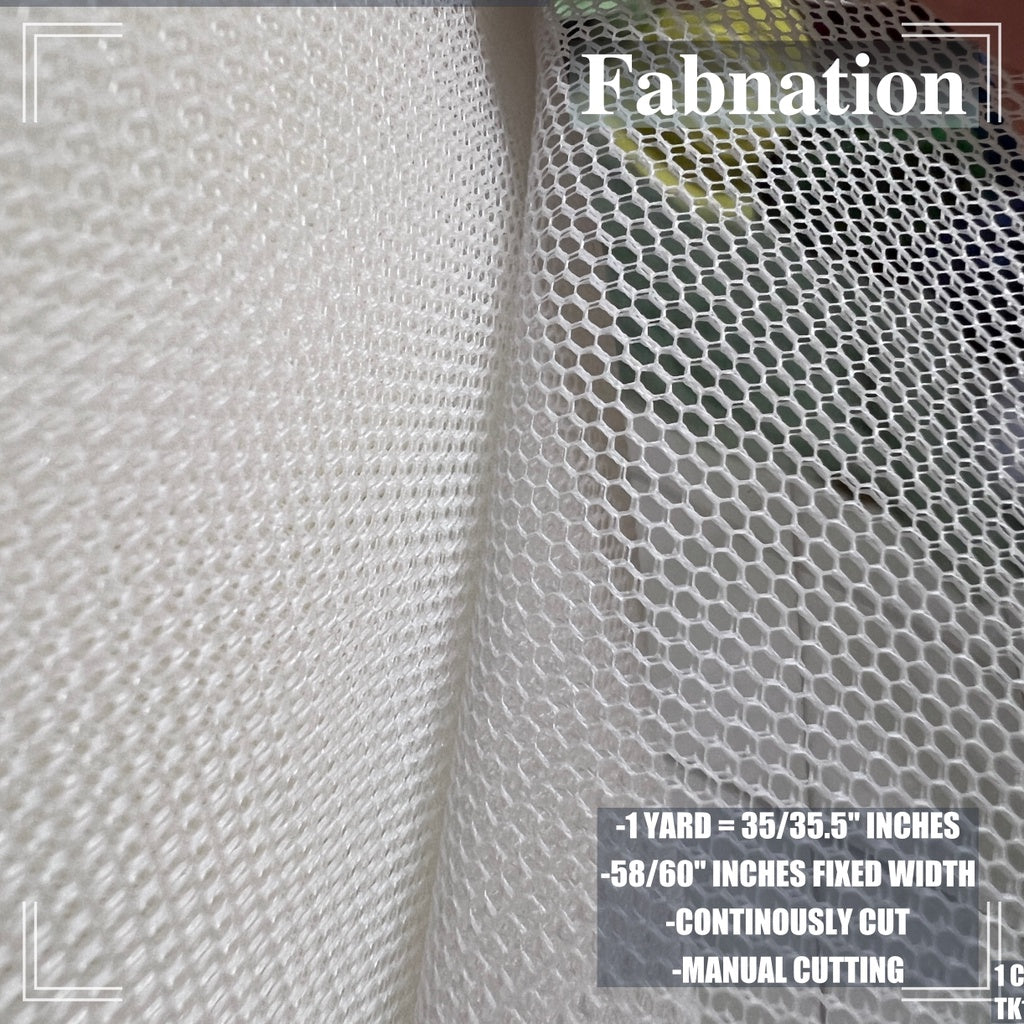 SUPER HARD TULLE PER YARD FABRIC 35/35.5 INCHES PER YARD 58/60 INCHES FIXED WIDTH / FABNATION
