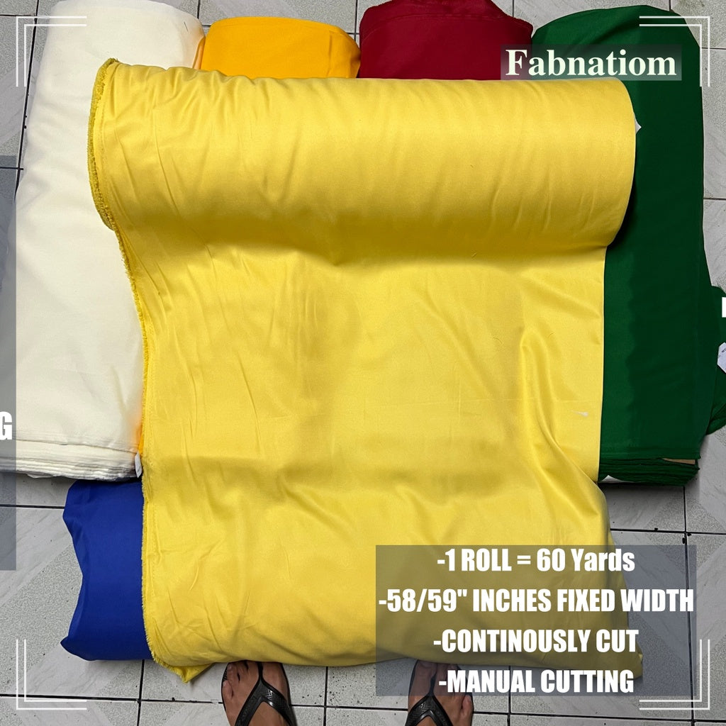 PEACH TWILL PER ROLL = 60 YARDS FABRIC CLOTH RAW TELA  58/60 INCH FIXED WIDTH/ FABNATION