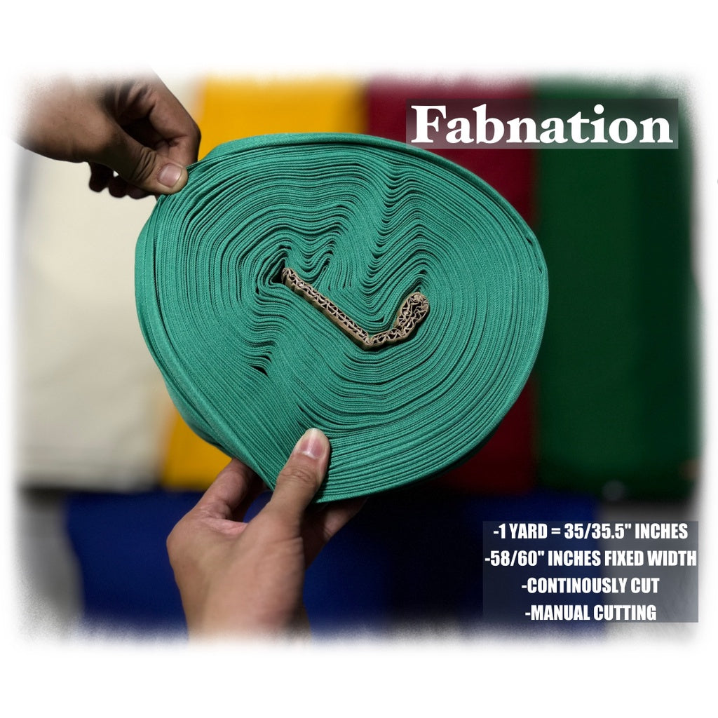 HQ Peach Twill Cotton Raw Tela, 35/35.5 Inches Length Per Yard, 58/60 Inch Fixed Width/Fab