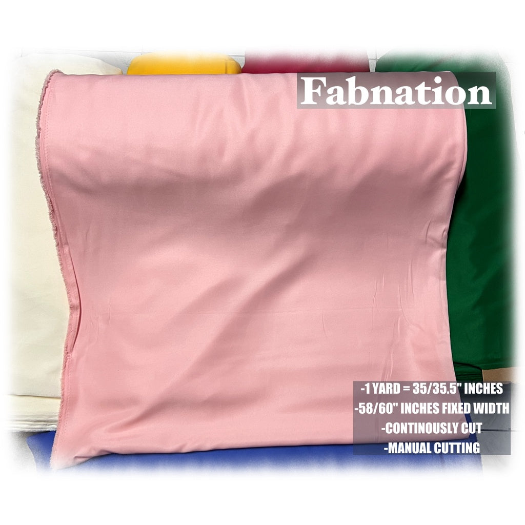 HQ Peach Twill Cotton Raw Tela, 35/35.5 Inches Length Per Yard, 58/60 Inch Fixed Width/Fab