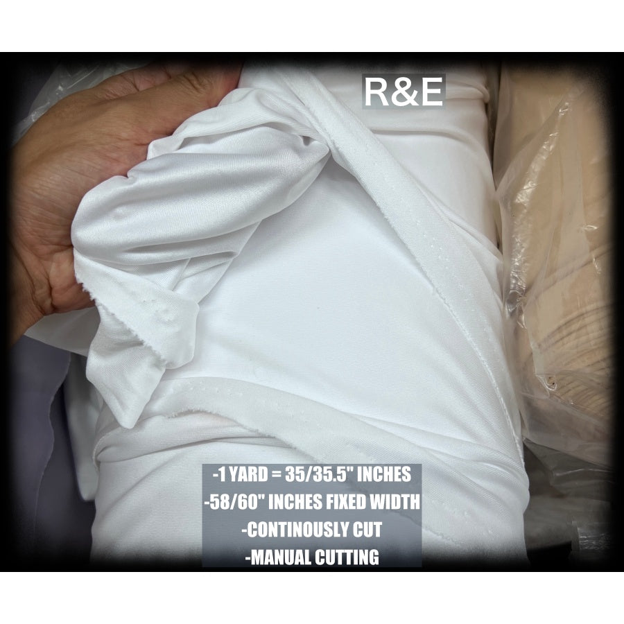 Qiana or Quina fabric per yard 65” inches [FIXED] width - for full sublimation and gown