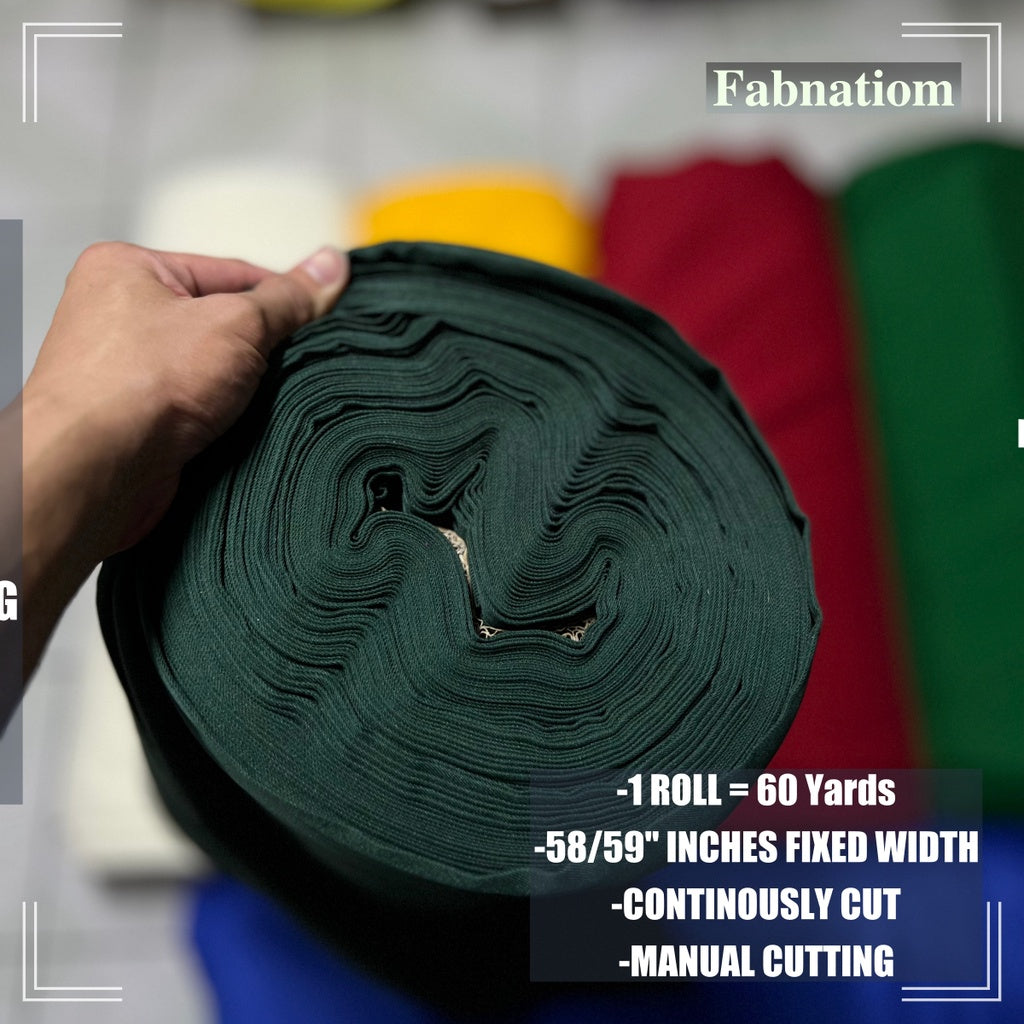 PEACH TWILL PER ROLL = 60 YARDS FABRIC CLOTH RAW TELA  58/60 INCH FIXED WIDTH/ FABNATION