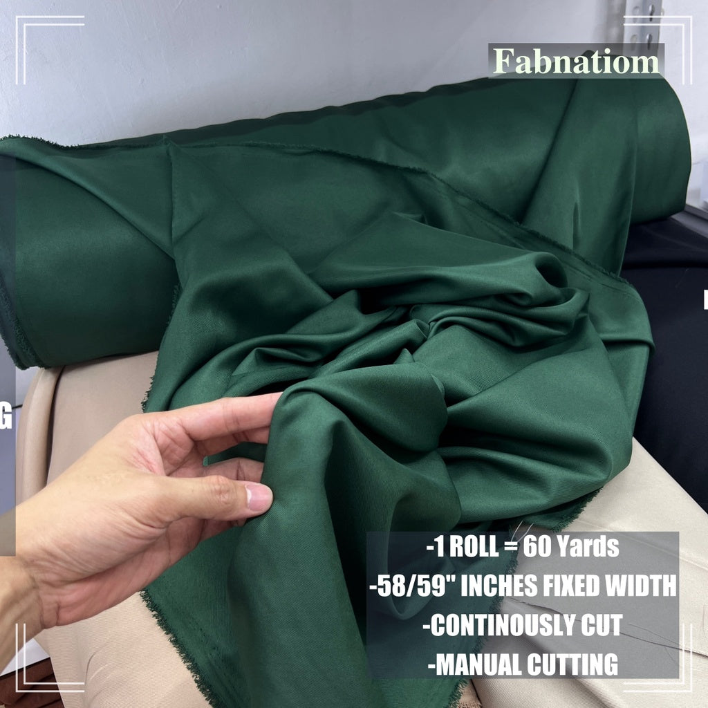 PEACH TWILL PER ROLL = 60 YARDS FABRIC CLOTH RAW TELA  58/60 INCH FIXED WIDTH/ FABNATION