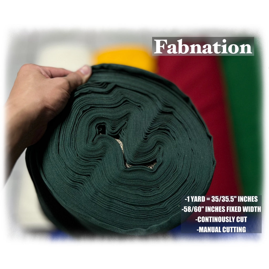 HQ Peach Twill Cotton Raw Tela, 35/35.5 Inches Length Per Yard, 58/60 Inch Fixed Width/Fab