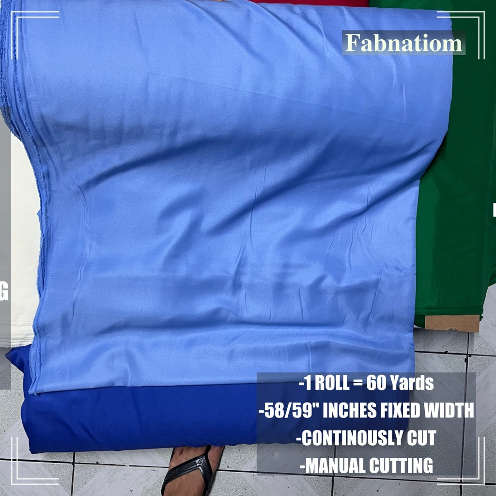 PEACH TWILL PER ROLL = 60 YARDS FABRIC CLOTH RAW TELA  58/60 INCH FIXED WIDTH/ FABNATION