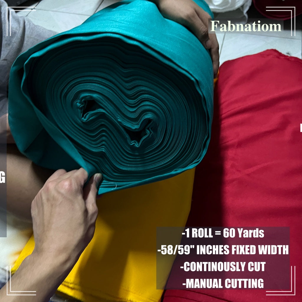 PEACH TWILL PER ROLL = 60 YARDS FABRIC CLOTH RAW TELA  58/60 INCH FIXED WIDTH/ FABNATION