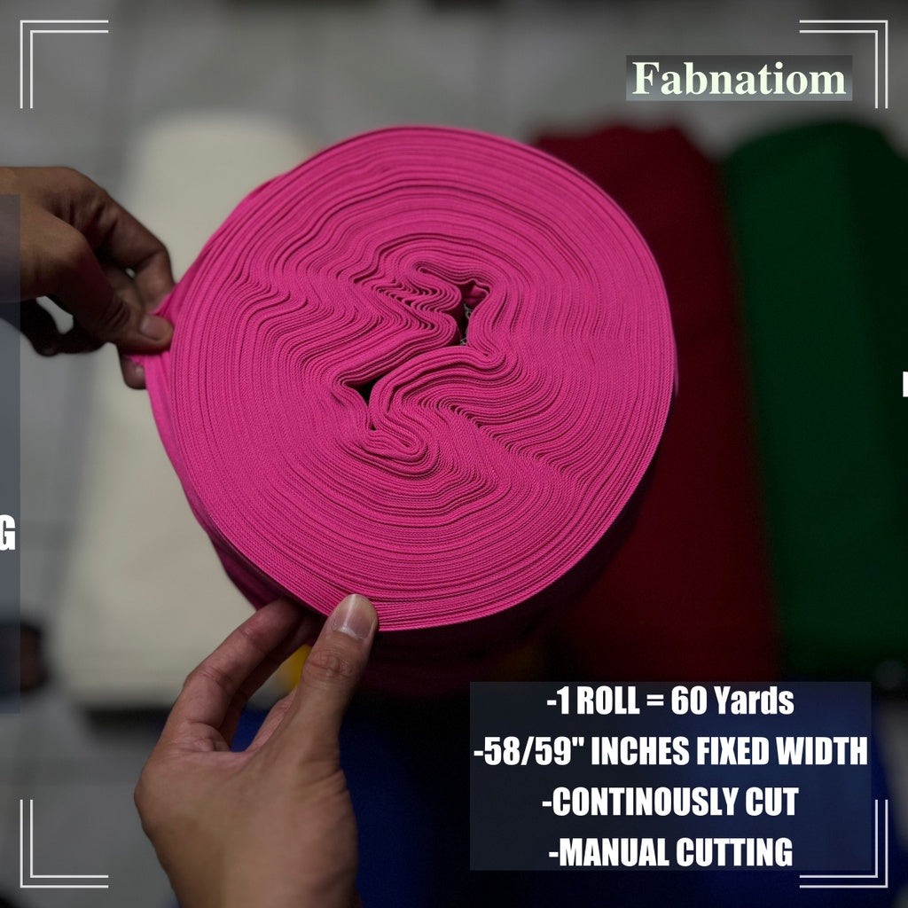 PEACH TWILL PER ROLL = 60 YARDS FABRIC CLOTH RAW TELA  58/60 INCH FIXED WIDTH/ FABNATION