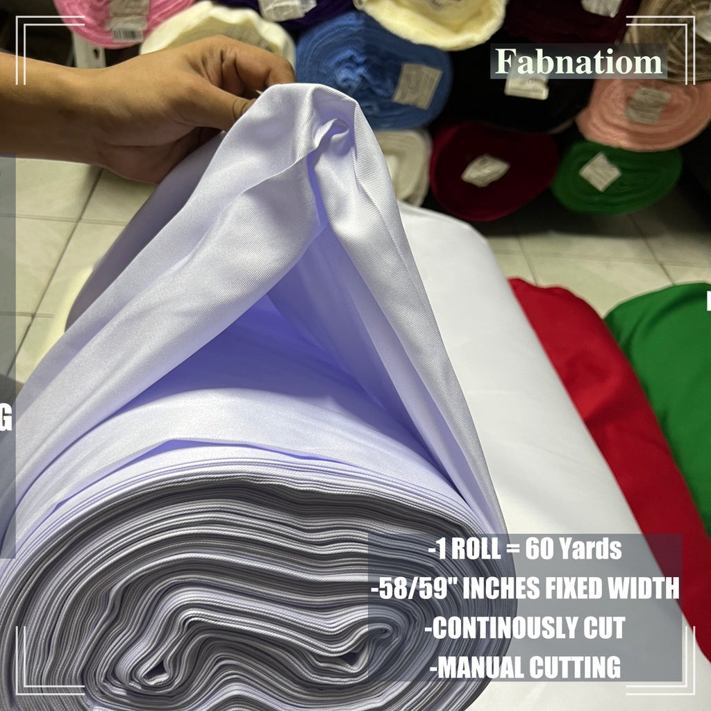 PEACH TWILL PER ROLL = 60 YARDS FABRIC CLOTH RAW TELA  58/60 INCH FIXED WIDTH/ FABNATION