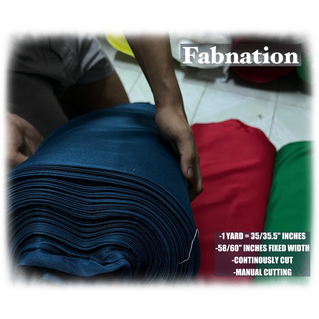 HQ Peach Twill Cotton Raw Tela, 35/35.5 Inches Length Per Yard, 58/60 Inch Fixed Width/Fab