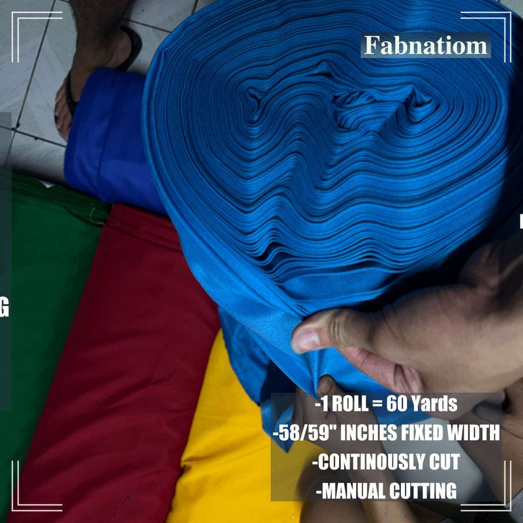 PEACH TWILL PER ROLL = 60 YARDS FABRIC CLOTH RAW TELA  58/60 INCH FIXED WIDTH/ FABNATION