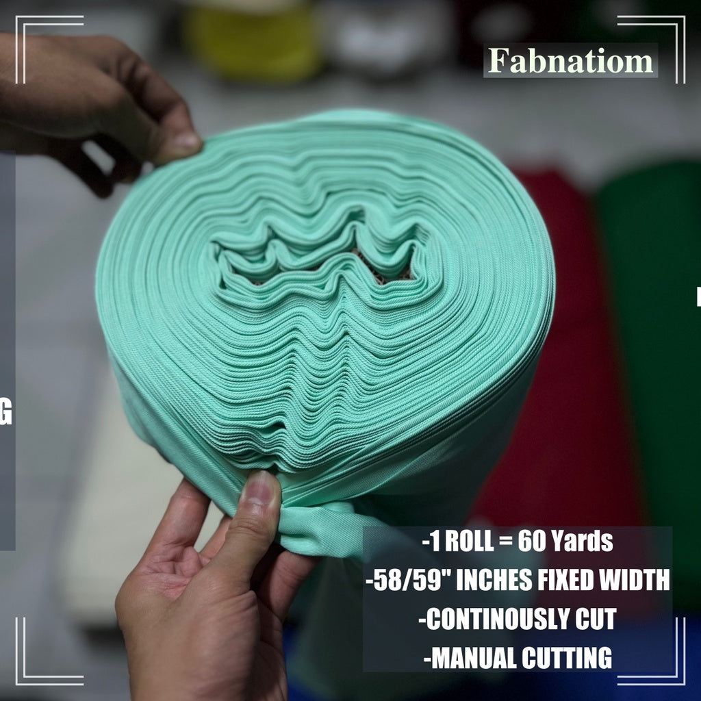 PEACH TWILL PER ROLL = 60 YARDS FABRIC CLOTH RAW TELA  58/60 INCH FIXED WIDTH/ FABNATION