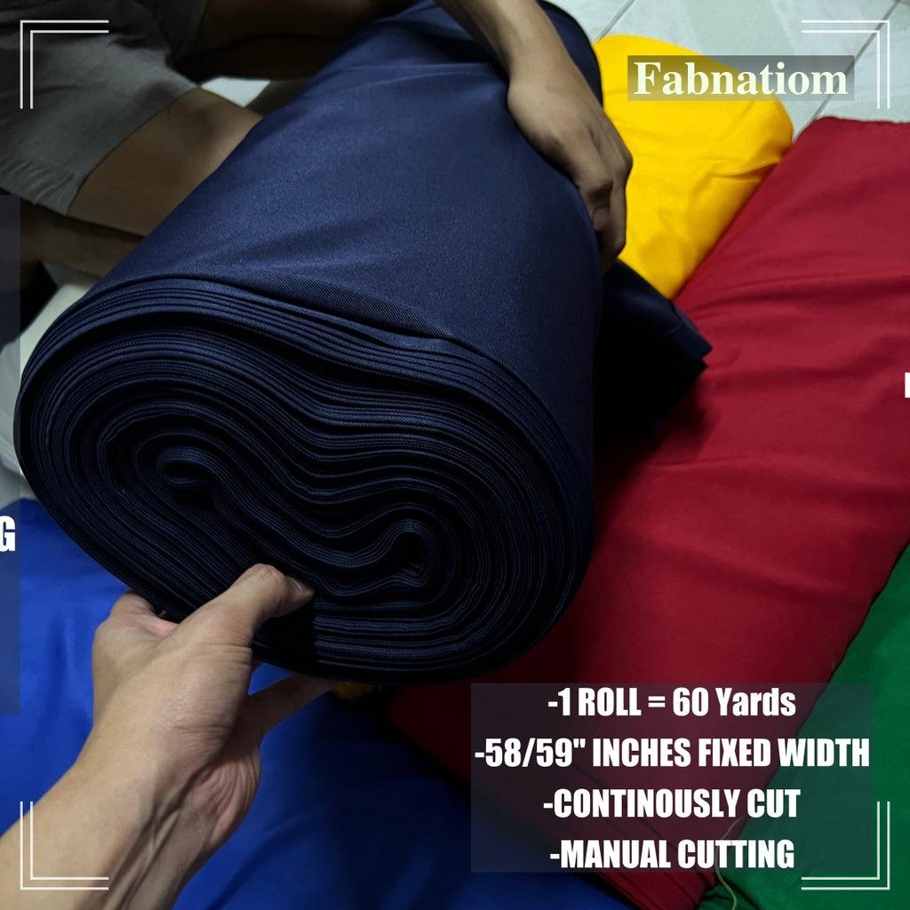 PEACH TWILL PER ROLL = 60 YARDS FABRIC CLOTH RAW TELA  58/60 INCH FIXED WIDTH/ FABNATION