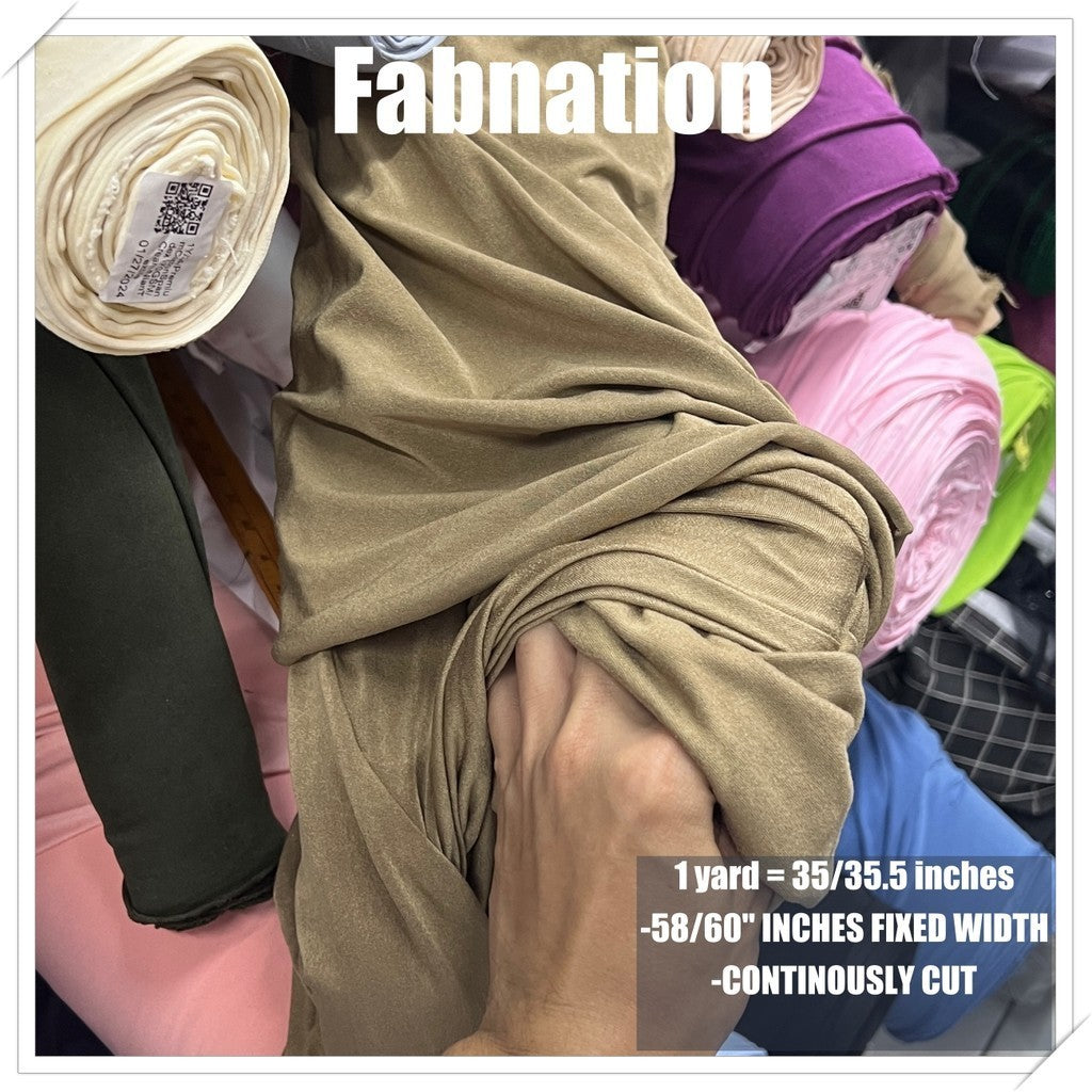 REGULAR COTTON SPANDEX cloth fabric [63"/65" - fixed width] [35"/36" - per yard] WHOLESALE AVAILABLE