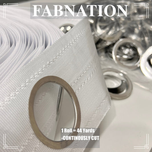 Grommet with Rings /5.3/Sold per Pack 43-44.4 yards / Fabnation