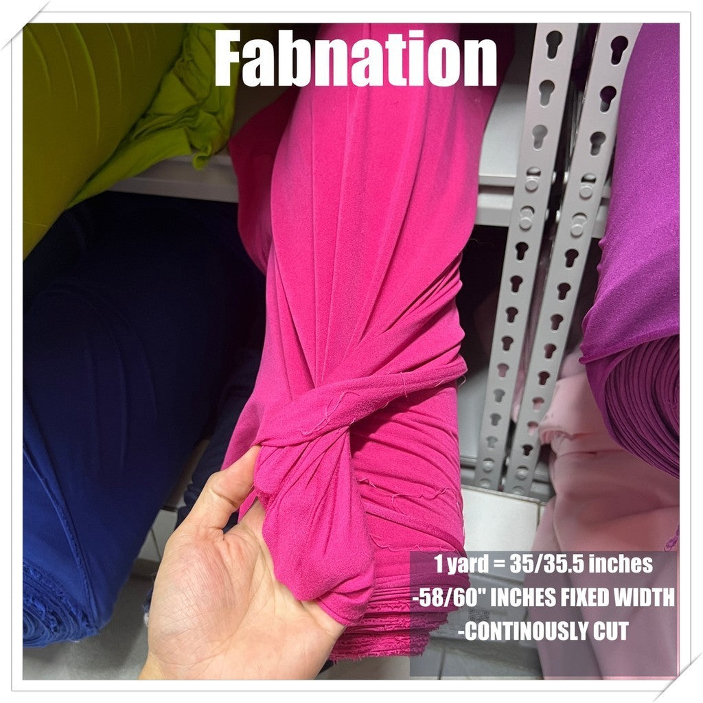 REGULAR COTTON SPANDEX cloth fabric [63"/65" - fixed width] [35"/36" - per yard] WHOLESALE AVAILABLE