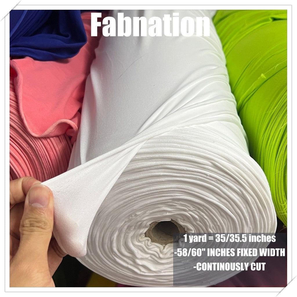 REGULAR COTTON SPANDEX cloth fabric [63"/65" - fixed width] [35"/36" - per yard] WHOLESALE AVAILABLE