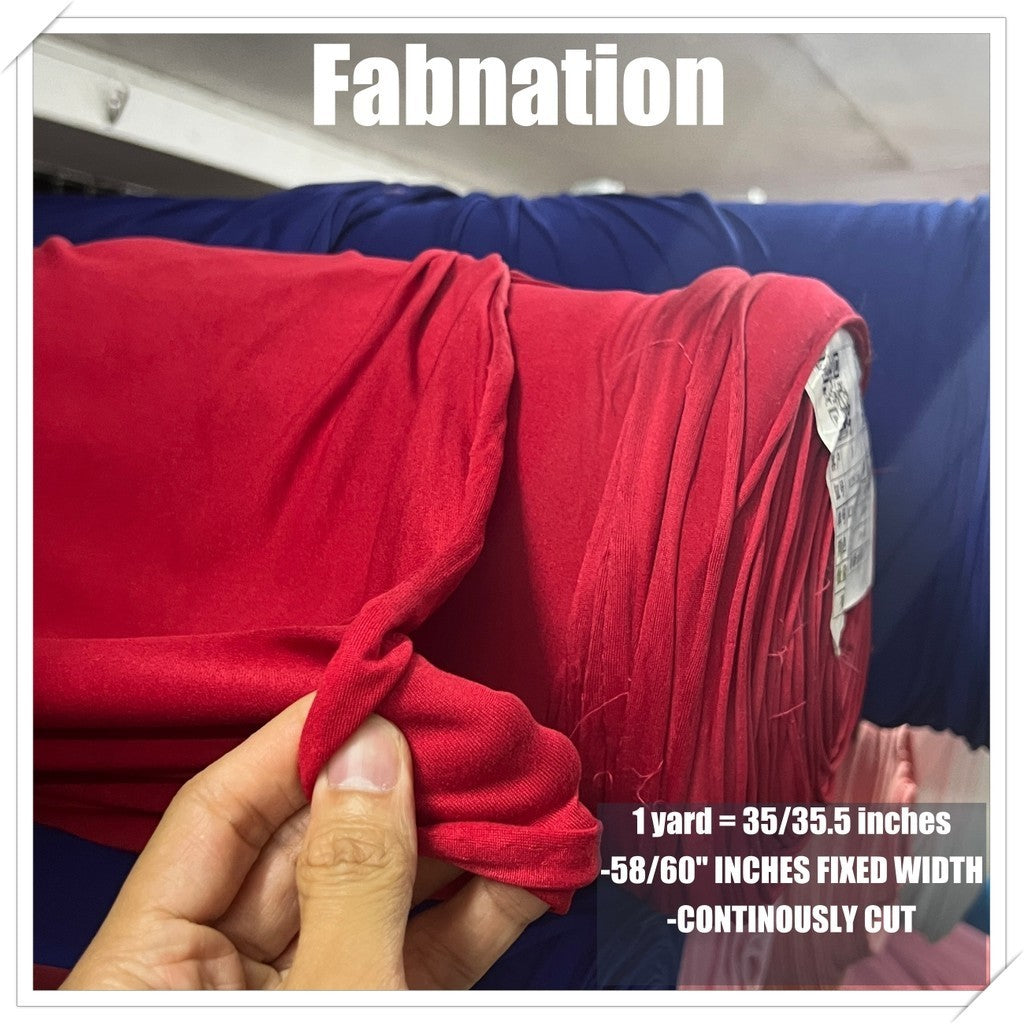 REGULAR COTTON SPANDEX cloth fabric [63"/65" - fixed width] [35"/36" - per yard] WHOLESALE AVAILABLE