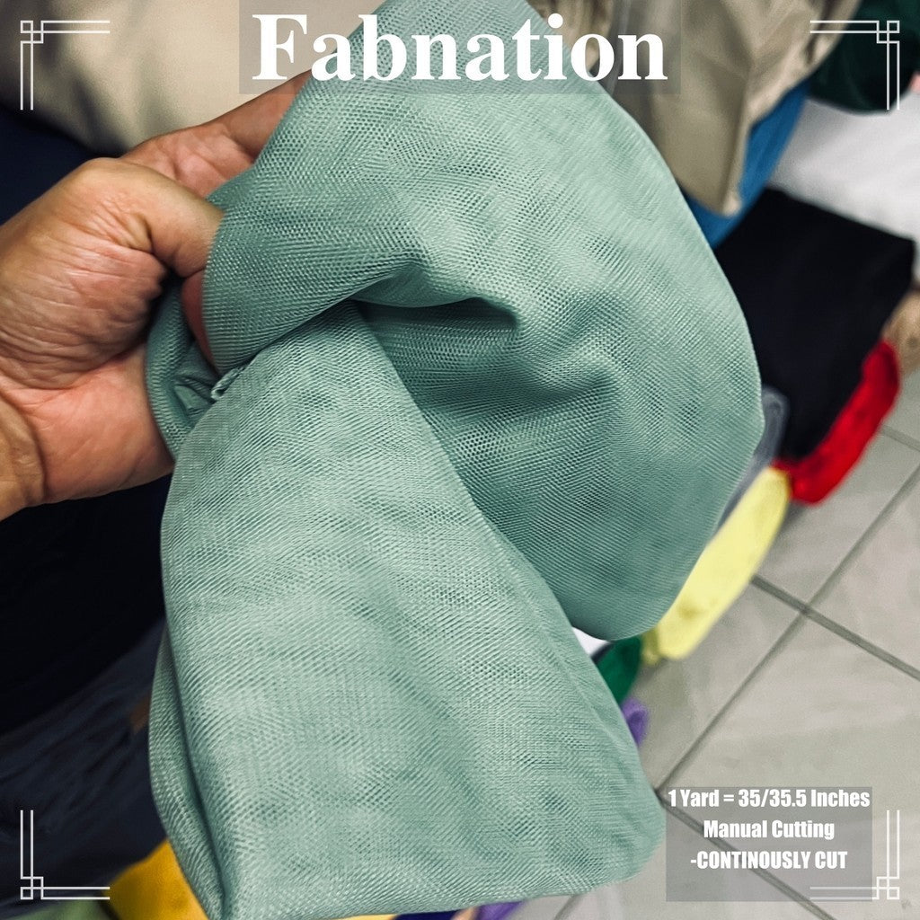 PREMIUM SOFT SILK TULLE Per Yard Fixed 60" Width WHOLESALE AVAILABLE / FABNATION TEXTILE