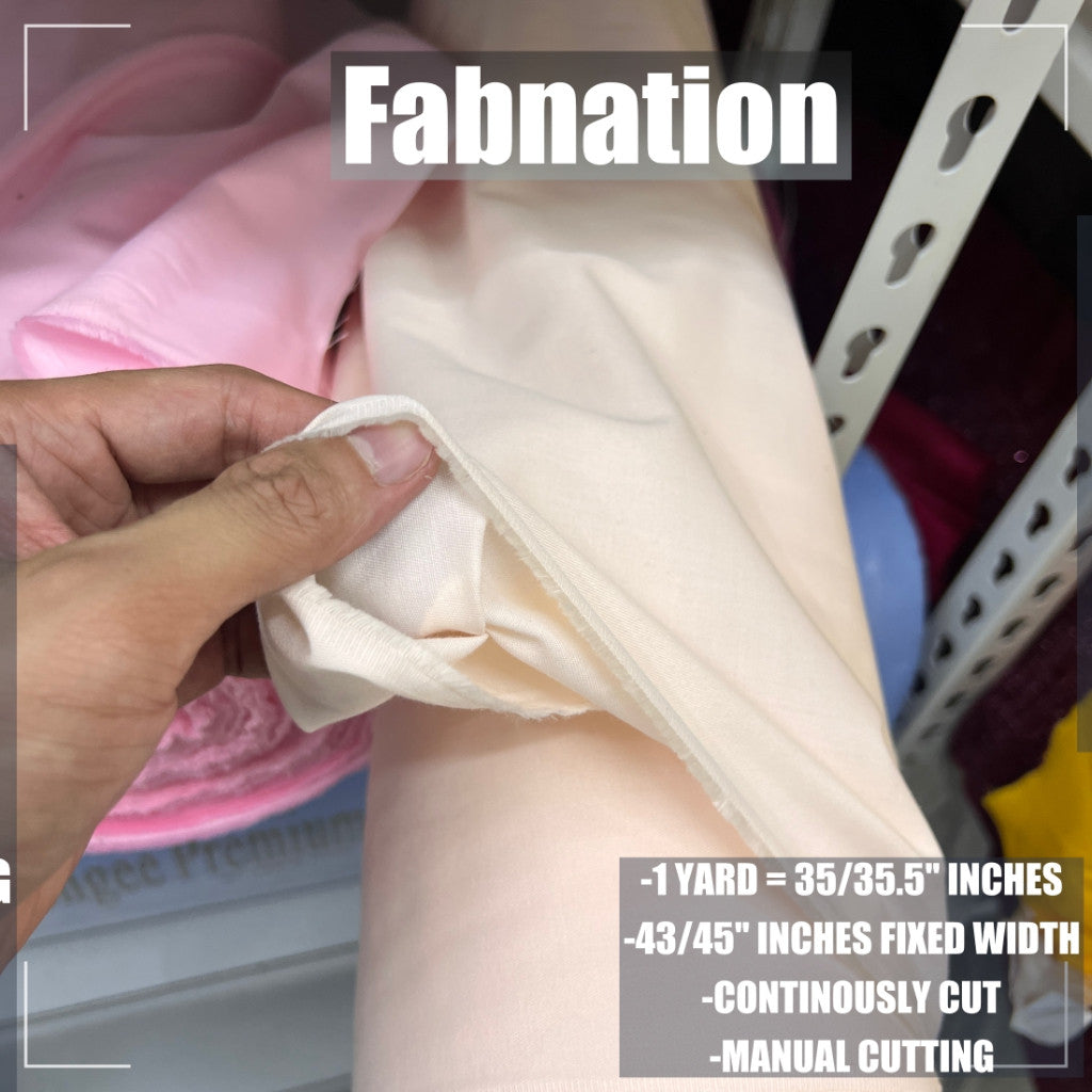 LACOS FABRIC CLOTH RAW TELA 35/35.5 INCHES LENGTH PER YARD 44/45 INCH FIXED WIDTH/ FABNATION