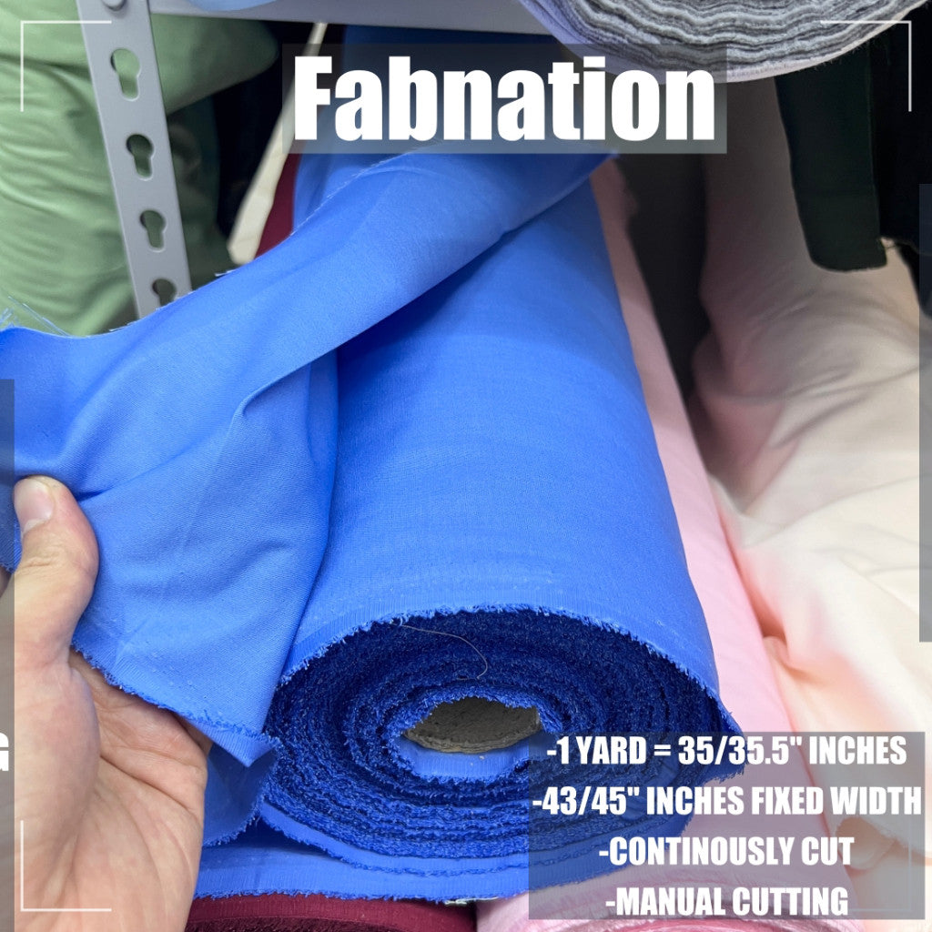 LACOS FABRIC CLOTH RAW TELA 35/35.5 INCHES LENGTH PER YARD 44/45 INCH FIXED WIDTH/ FABNATION