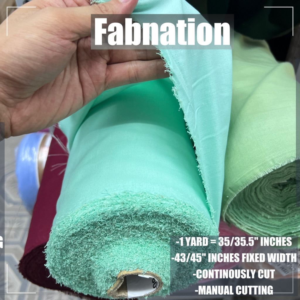 LACOS FABRIC CLOTH RAW TELA 35/35.5 INCHES LENGTH PER YARD 44/45 INCH FIXED WIDTH/ FABNATION