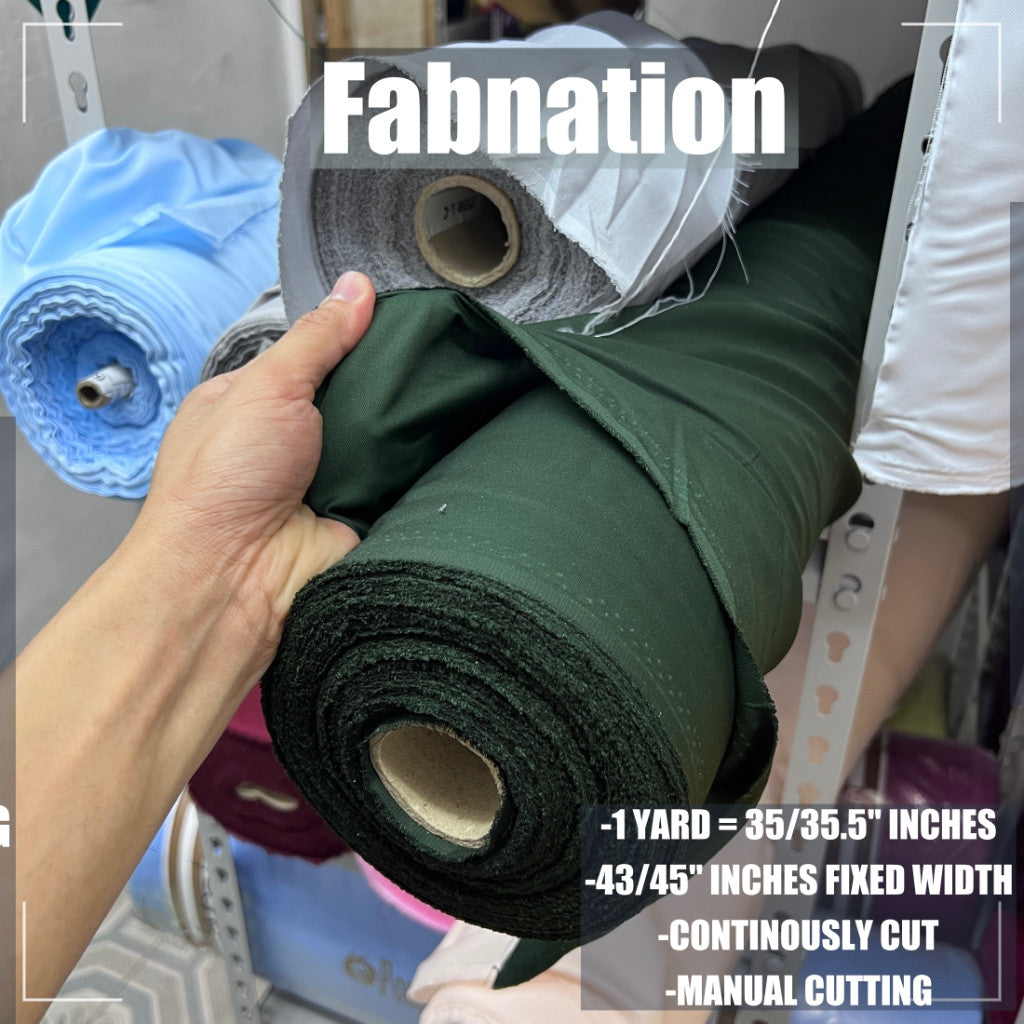 LACOS FABRIC CLOTH RAW TELA 35/35.5 INCHES LENGTH PER YARD 44/45 INCH FIXED WIDTH/ FABNATION