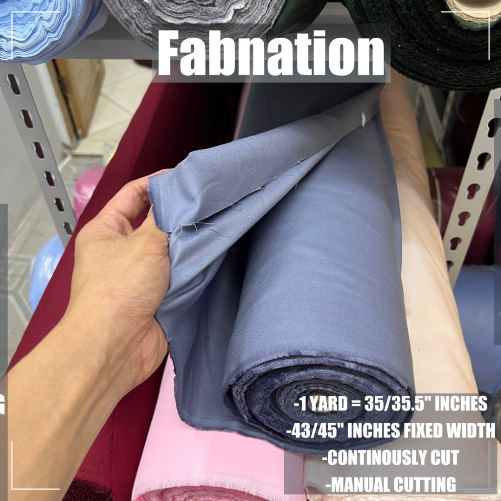 LACOS FABRIC CLOTH RAW TELA 35/35.5 INCHES LENGTH PER YARD 44/45 INCH FIXED WIDTH/ FABNATION