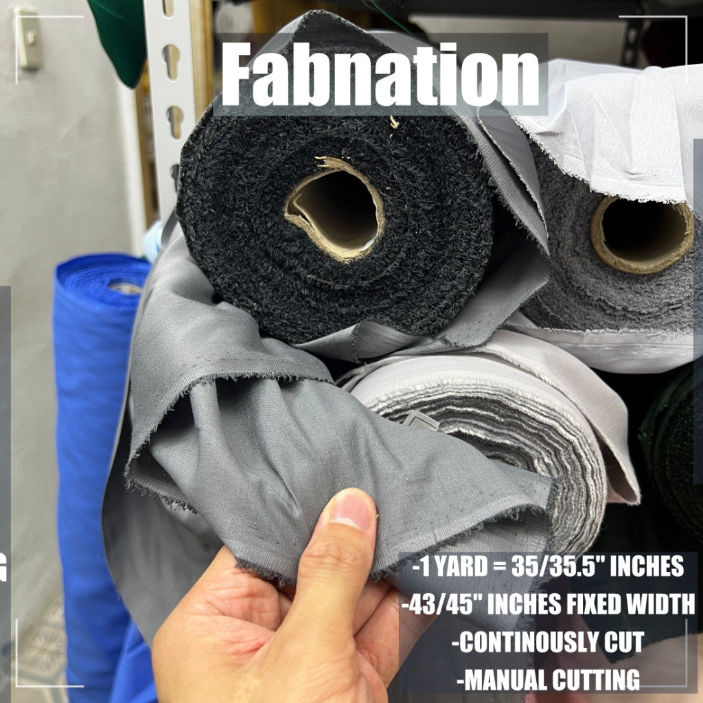 LACOS FABRIC CLOTH RAW TELA 35/35.5 INCHES LENGTH PER YARD 44/45 INCH FIXED WIDTH/ FABNATION