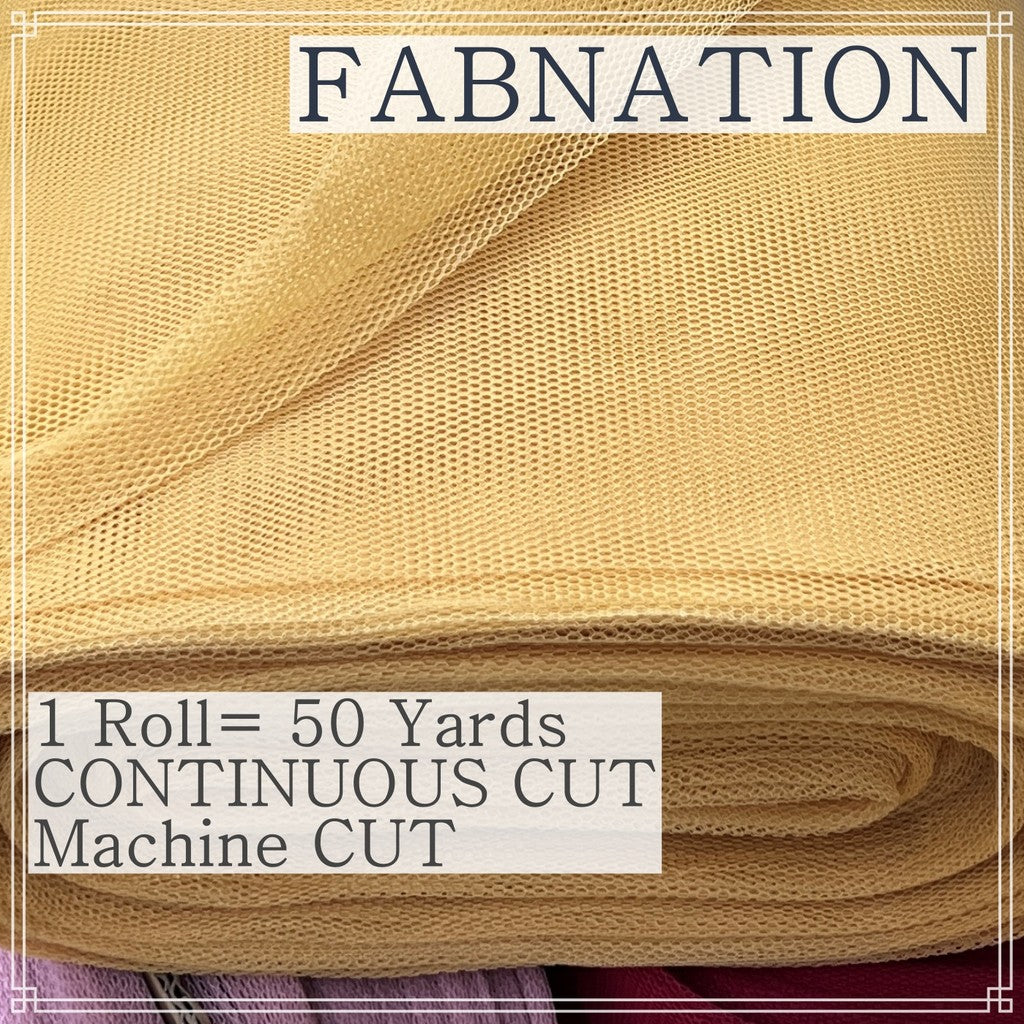 SUPER HARD TULLE PER ROLL IS 50 PER YARDS 60 INCHES FIXED WIDTH BY FABNATION