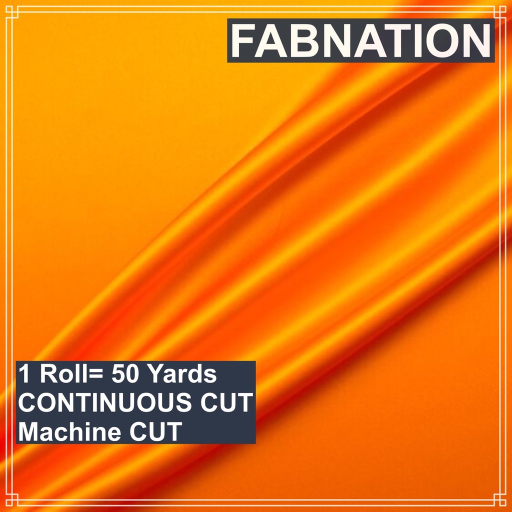 SOFT SATIN FABRIC PER ROLL 50 YARDS  LENGTH AND 60 INCHES FIXED WIDTH BY FABNATION