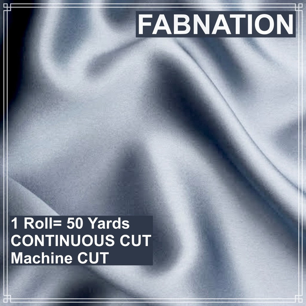 SOFT SATIN FABRIC PER ROLL 50 YARDS  LENGTH AND 60 INCHES FIXED WIDTH BY FABNATION