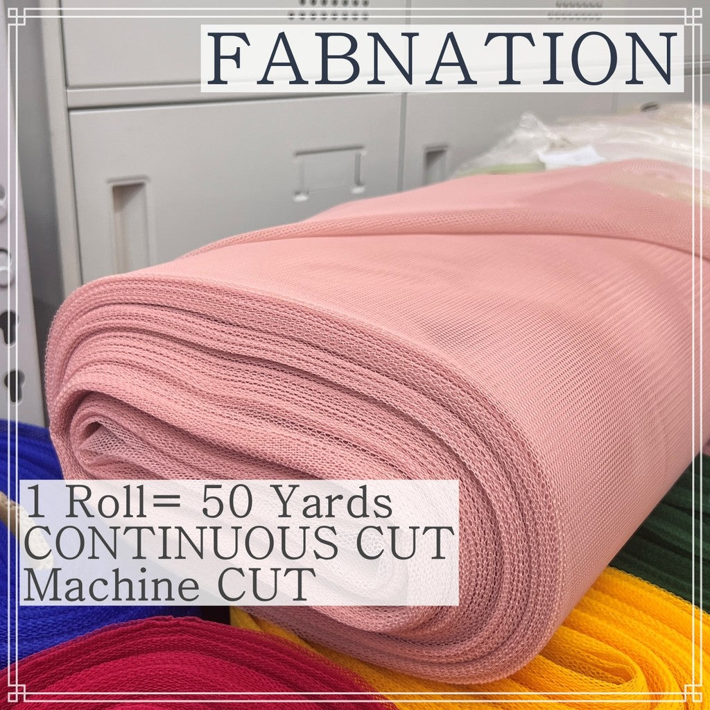 SUPER HARD TULLE PER ROLL IS 50 PER YARDS 60 INCHES FIXED WIDTH BY FABNATION