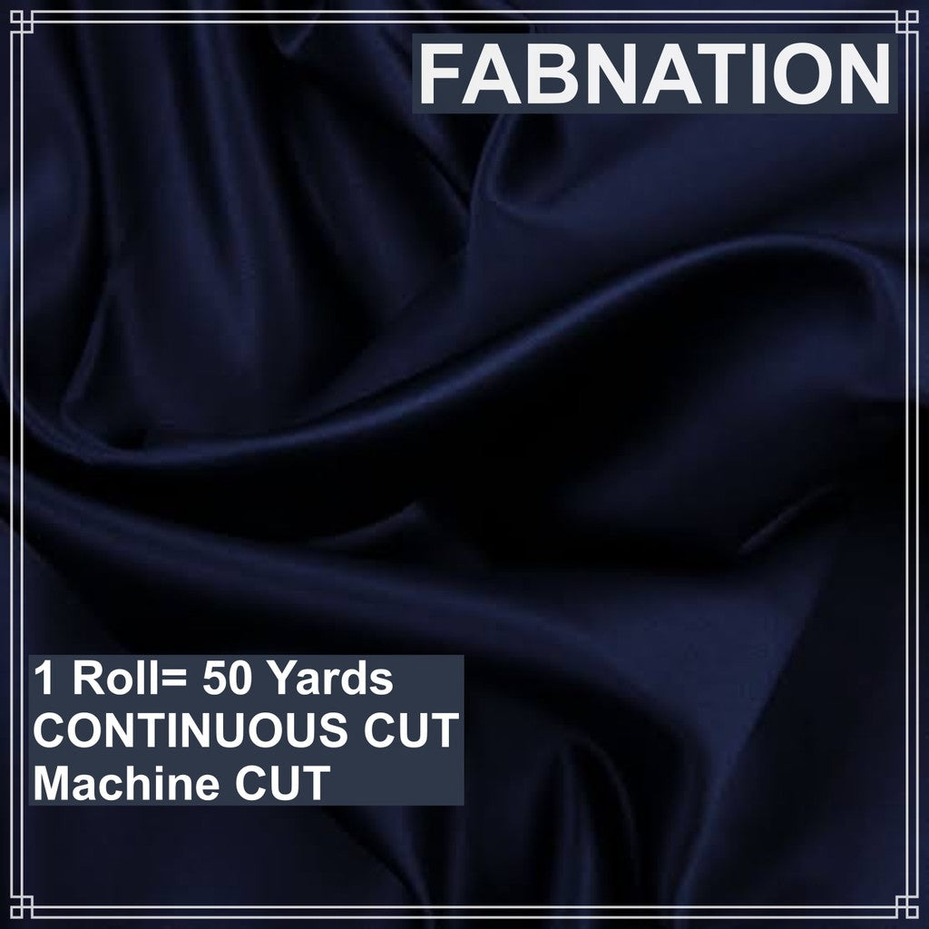 SOFT SATIN FABRIC PER ROLL 50 YARDS  LENGTH AND 60 INCHES FIXED WIDTH BY FABNATION
