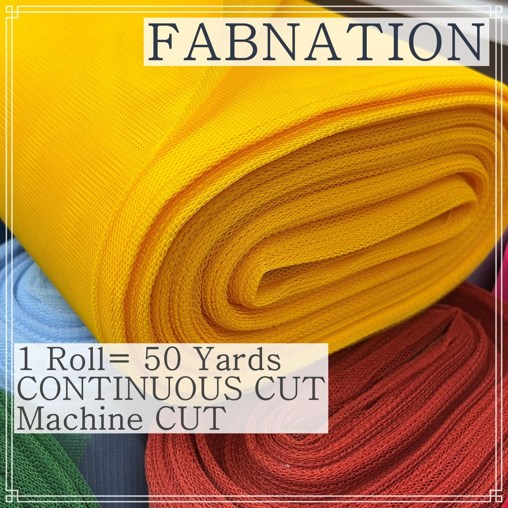 SUPER HARD TULLE PER ROLL IS 50 PER YARDS 60 INCHES FIXED WIDTH BY FABNATION
