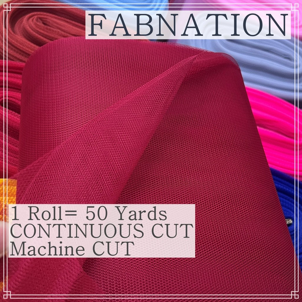 SUPER HARD TULLE PER ROLL IS 50 PER YARDS 60 INCHES FIXED WIDTH BY FABNATION