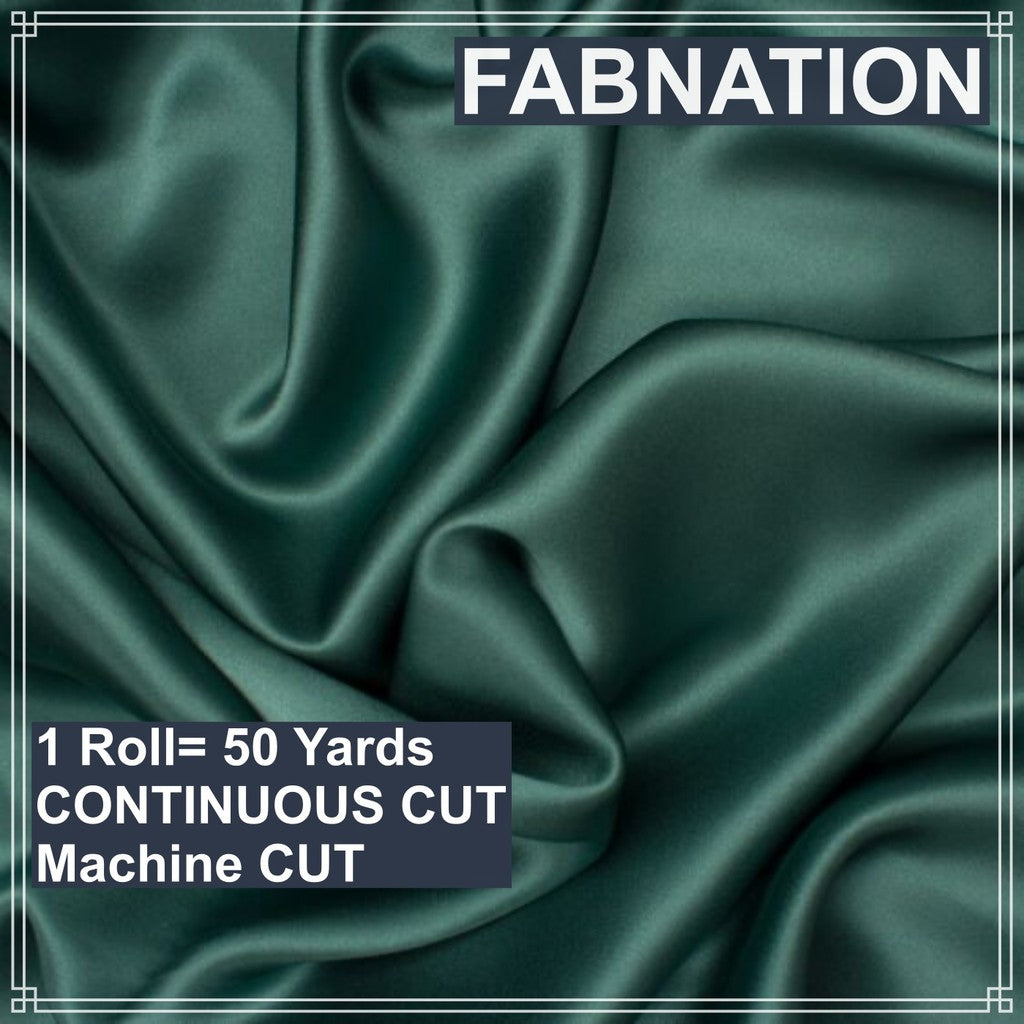 SOFT SATIN FABRIC PER ROLL 50 YARDS  LENGTH AND 60 INCHES FIXED WIDTH BY FABNATION