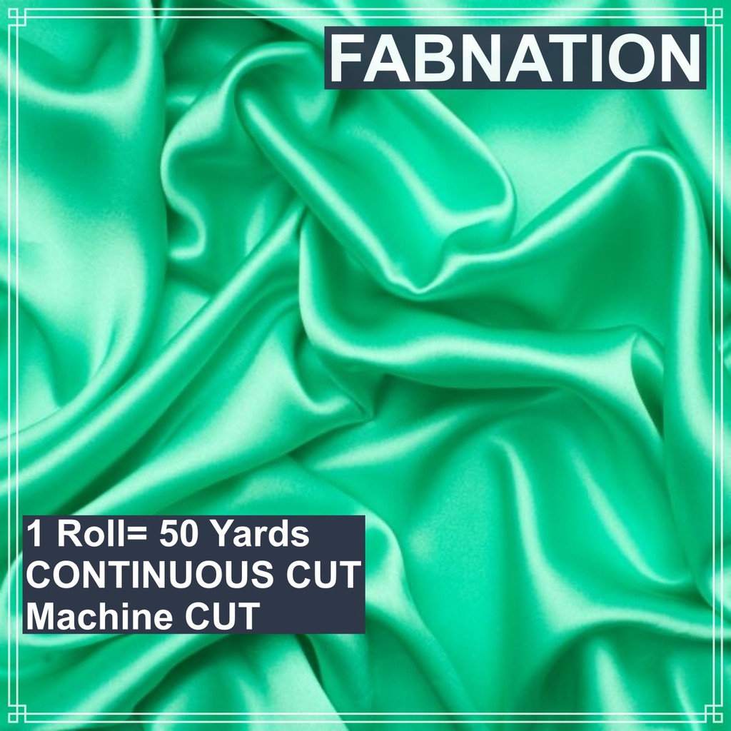 SOFT SATIN FABRIC PER ROLL 50 YARDS  LENGTH AND 60 INCHES FIXED WIDTH BY FABNATION