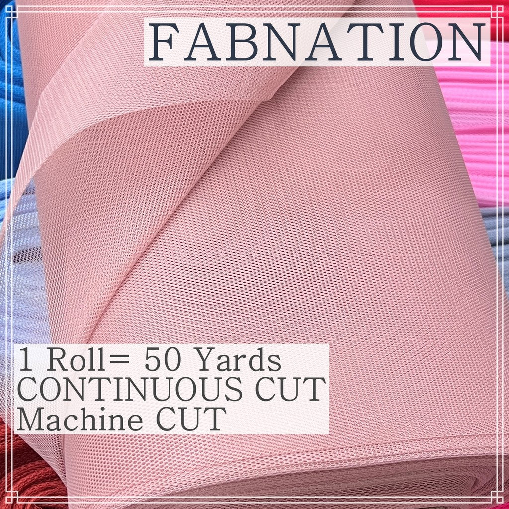 SUPER HARD TULLE PER ROLL IS 50 PER YARDS 60 INCHES FIXED WIDTH BY FABNATION