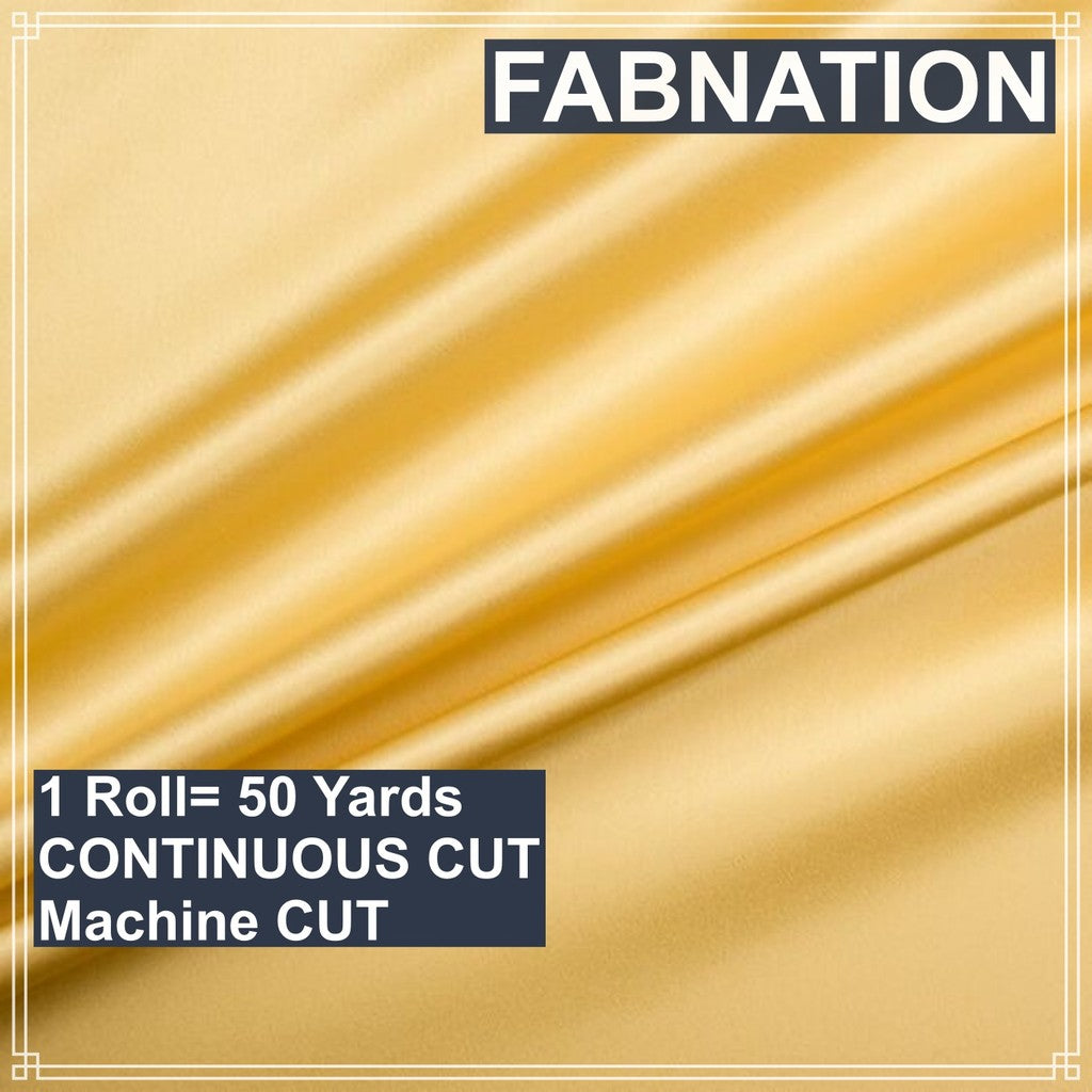 SOFT SATIN FABRIC PER ROLL 50 YARDS  LENGTH AND 60 INCHES FIXED WIDTH BY FABNATION