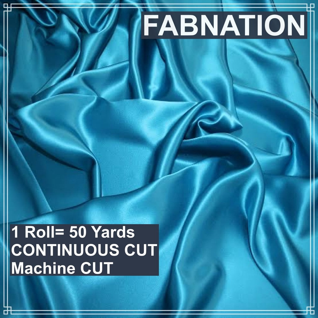 SOFT SATIN FABRIC PER ROLL 50 YARDS  LENGTH AND 60 INCHES FIXED WIDTH BY FABNATION