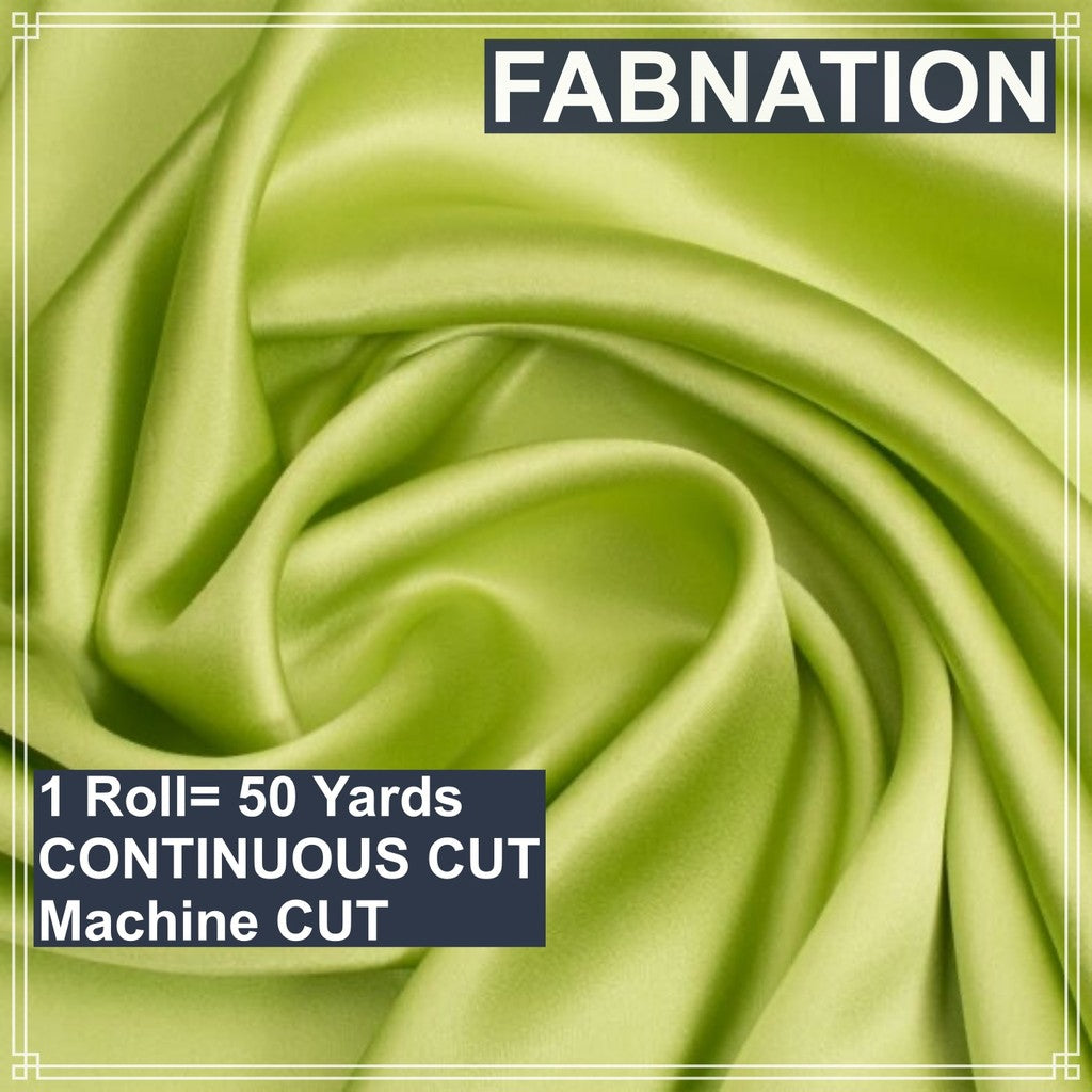 SOFT SATIN FABRIC PER ROLL 50 YARDS  LENGTH AND 60 INCHES FIXED WIDTH BY FABNATION