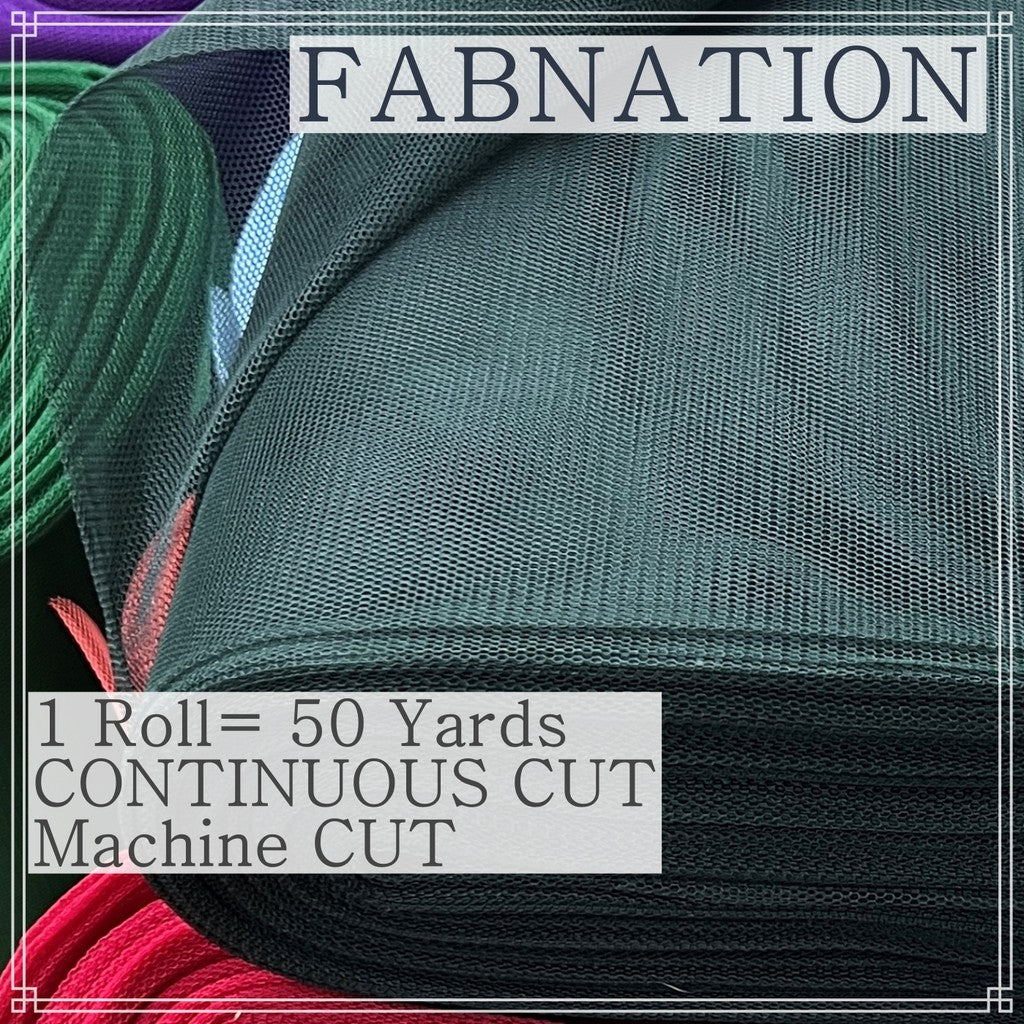 SUPER HARD TULLE PER ROLL IS 50 PER YARDS 60 INCHES FIXED WIDTH BY FABNATION