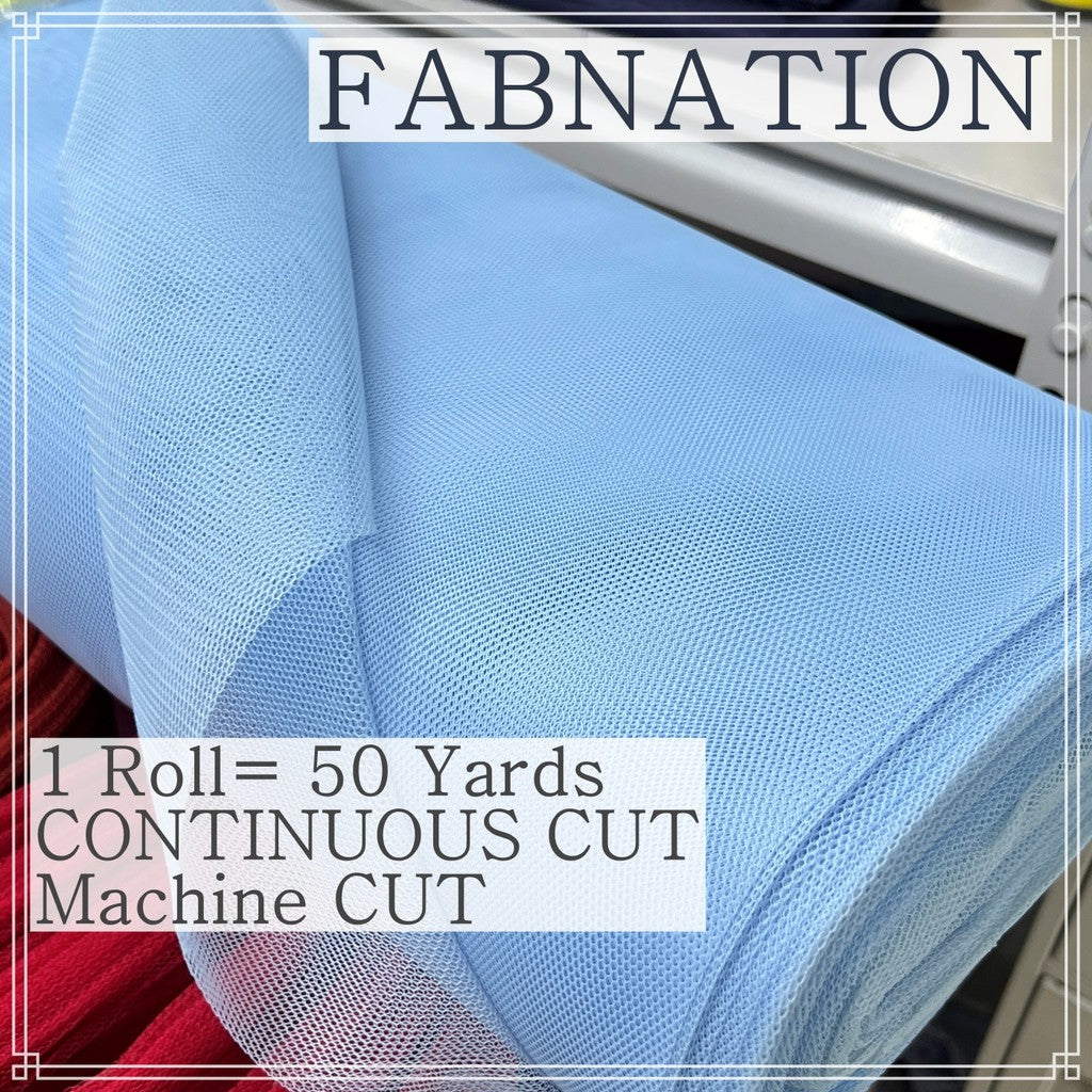 SUPER HARD TULLE PER ROLL IS 50 PER YARDS 60 INCHES FIXED WIDTH BY FABNATION