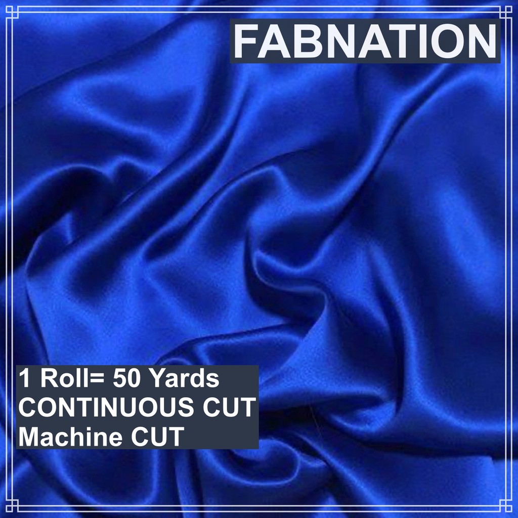 SOFT SATIN FABRIC PER ROLL 50 YARDS  LENGTH AND 60 INCHES FIXED WIDTH BY FABNATION