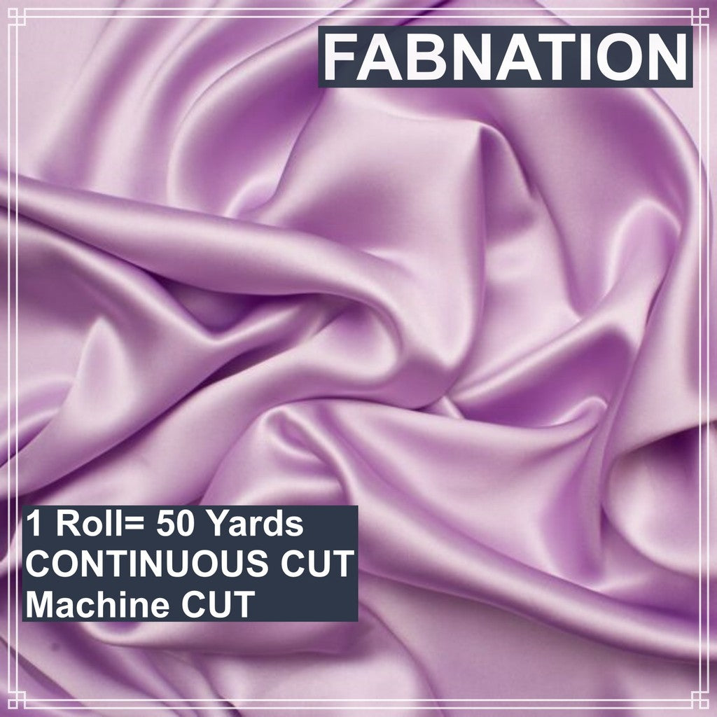 SOFT SATIN FABRIC PER ROLL 50 YARDS  LENGTH AND 60 INCHES FIXED WIDTH BY FABNATION