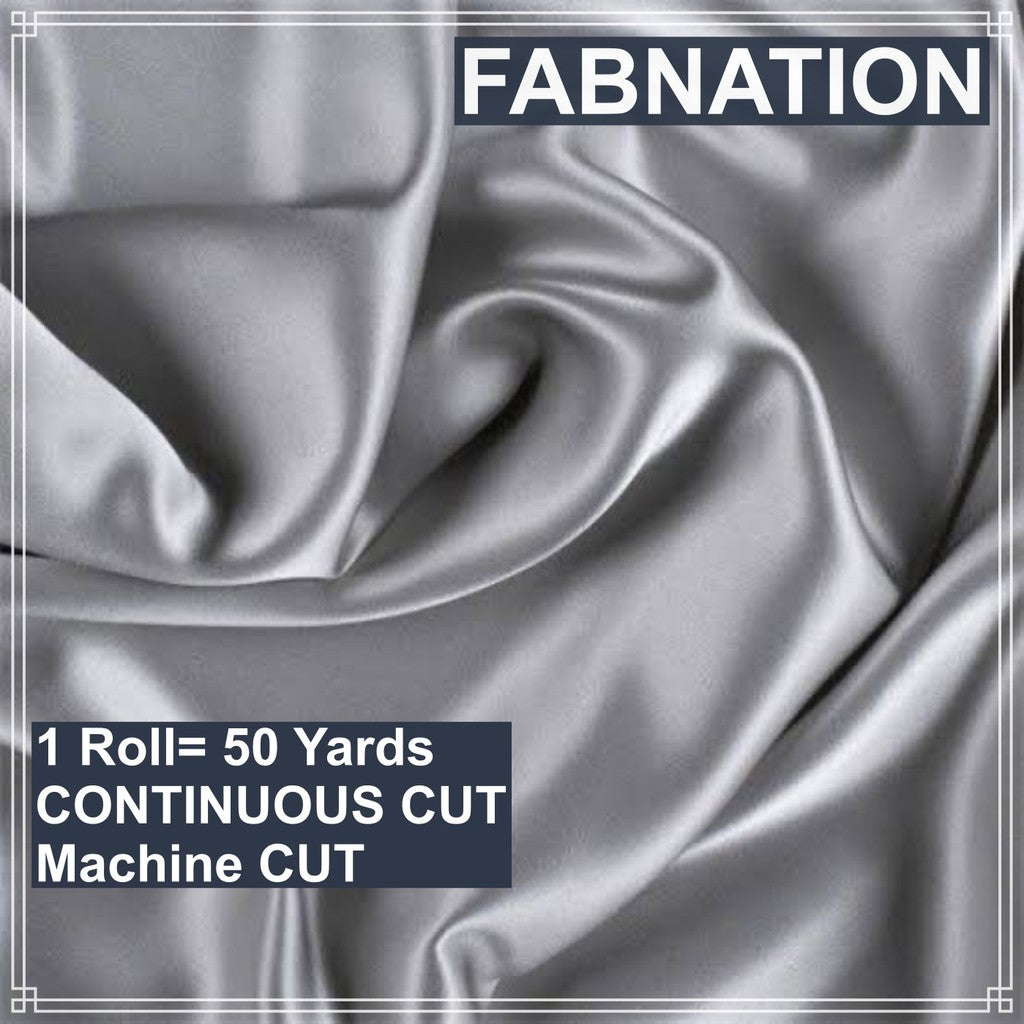 SOFT SATIN FABRIC PER ROLL 50 YARDS  LENGTH AND 60 INCHES FIXED WIDTH BY FABNATION